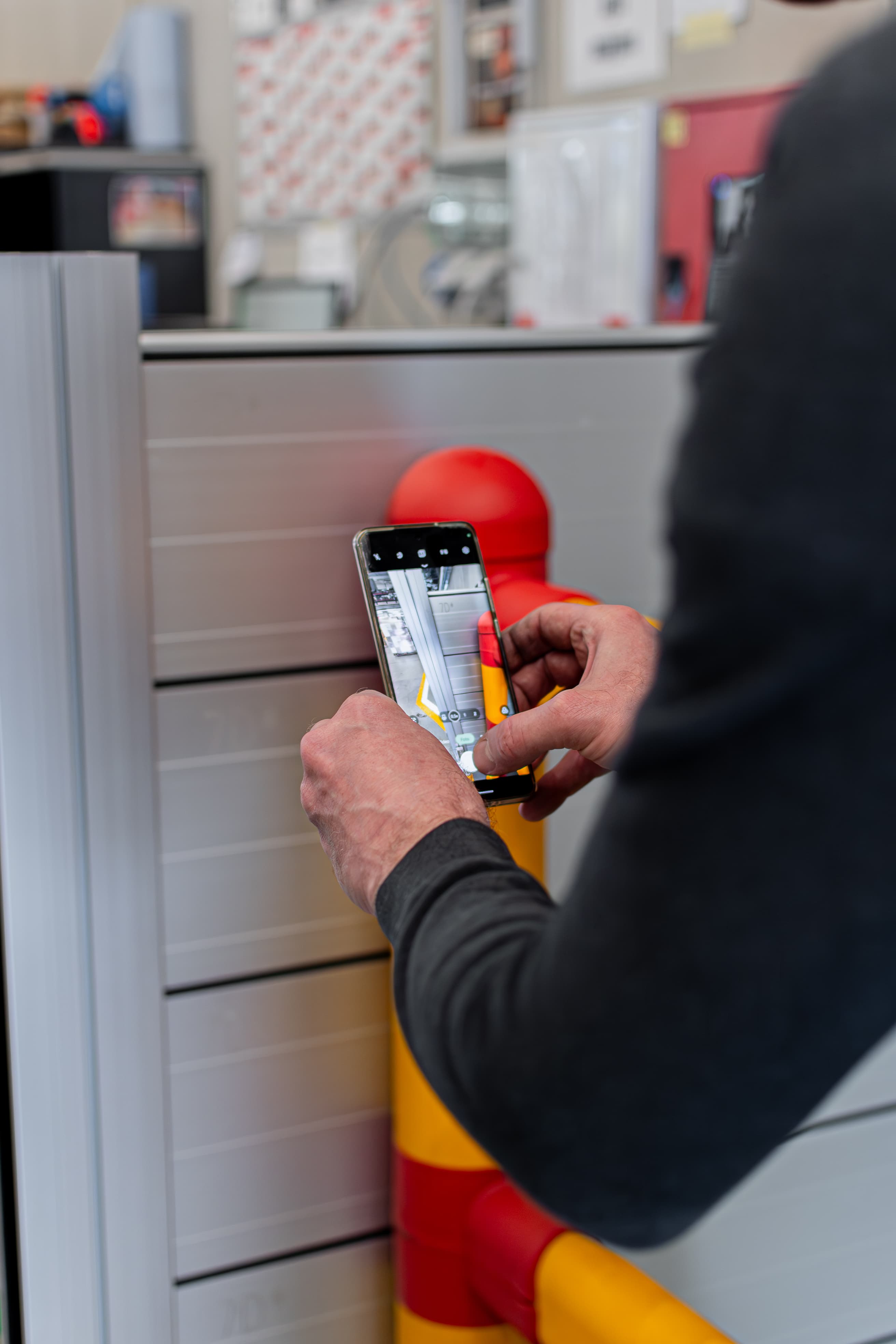 Poseidon barrier installation in action